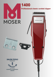 Moser 1400-0050 Clipper klippmaskin Salon Tools Scandinavia Service AB