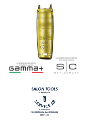 StyleCraft Nedre hölje (underhus) i metall för klippmaskin SABER 2.0, Gold