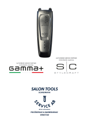 StyleCraft Övre hölje (överhus) i metall för klippmaskin SABER 2.0, Black Svart