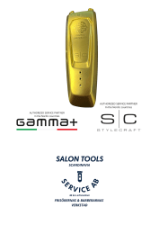 StyleCraft Övre hölje (överhus) i metall för klippmaskin SABER 2.0, Gold