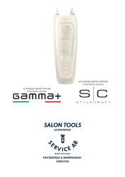 StyleCraft Övre hölje (Överhus) i metall för klippmaskin SABER 2.0, vit.