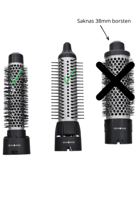 Zoom bild av 4550-0050 Moser Airstyler Pro Saknas 38mm borsten Salon Tools Scandinavia Service AB