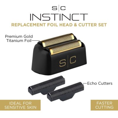 Zoom bild av ATESTLAMINS_NE Stylecraft Shaver Instinct Metal Folie knivar foli cutters Salon Tools Scandinavia Service AB
