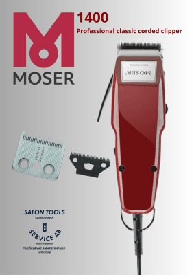 Zoom bild av Moser 1400-0050 Clipper klippmaskin Salon Tools Scandinavia Service AB