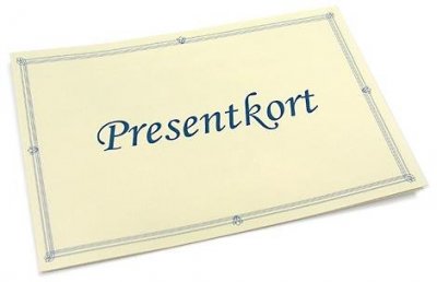 Zoom bild av Presentkort
