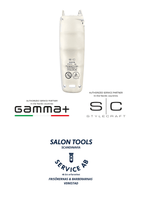 Zoom bild av StyleCraft Nedre hölje (underhus) i metall för klippmaskin SABER 2.0, vit.