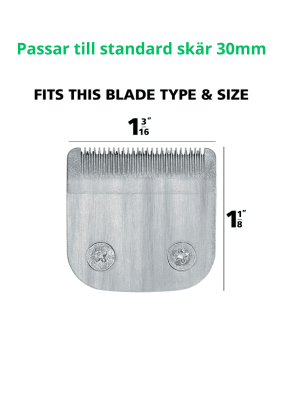 Zoom bild av X58023-100 Wahl Stainless Steel SSL2 & 9818 Standars blade Salon Tools Scandinavia Service AB