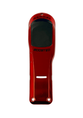 Zoom bild av YACABOOSTRED Gamma+ FrontUpper housing Boosted with lÖvre hus till Boosted Clipper matt rödogos, matte red.